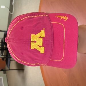 Minnesota Golden Gophers Embroidered Logo Strapback Ladies Fit Hat Cap